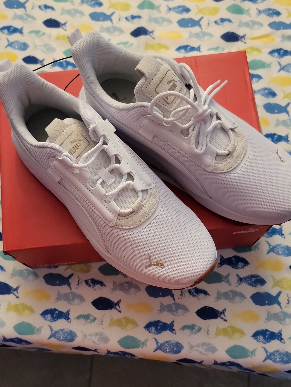 New In Box Size 11 Puma Men’s White Low-Top Pacer 23 Street Sneakers